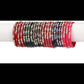 Afast Bridal Wedding & Party Fashionable Colorful Glass Bangle/Kada Set, Pack Of 24 - Multicolor - Swadesiicart
