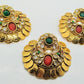 Multicolor Temple Pendant Set
