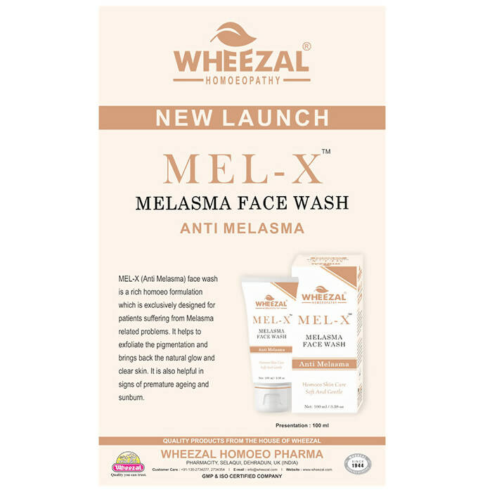 Wheezal Mel-X Melasma Face Wash - Swadesiicart