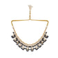 Nuyug 22K Gold Plated Azure Dusk Kundan Necklace | Swadesiicart