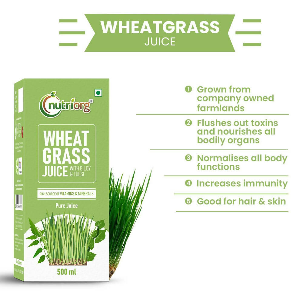 Nutriorg Wheatgrass Juice | Swadesiicart