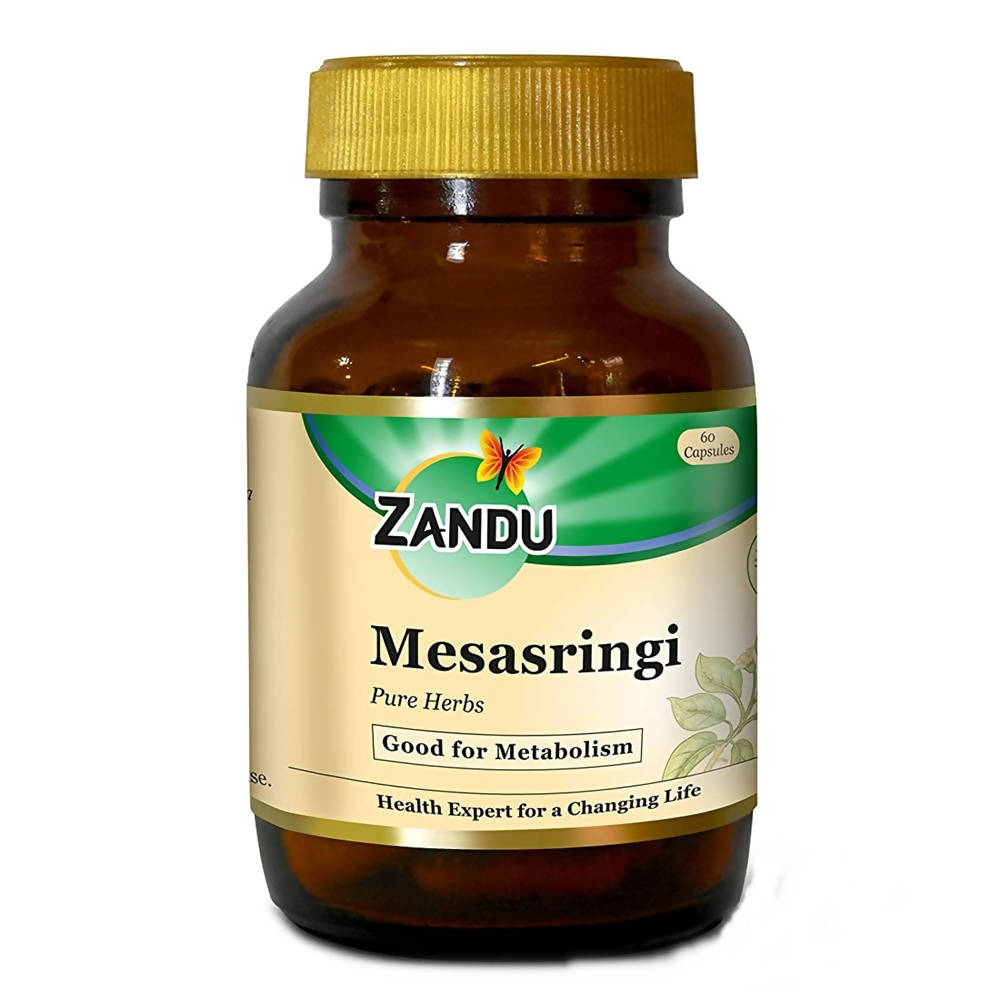 Zandu Mesasringi Pure Herbs Capsules | Swadesiicart