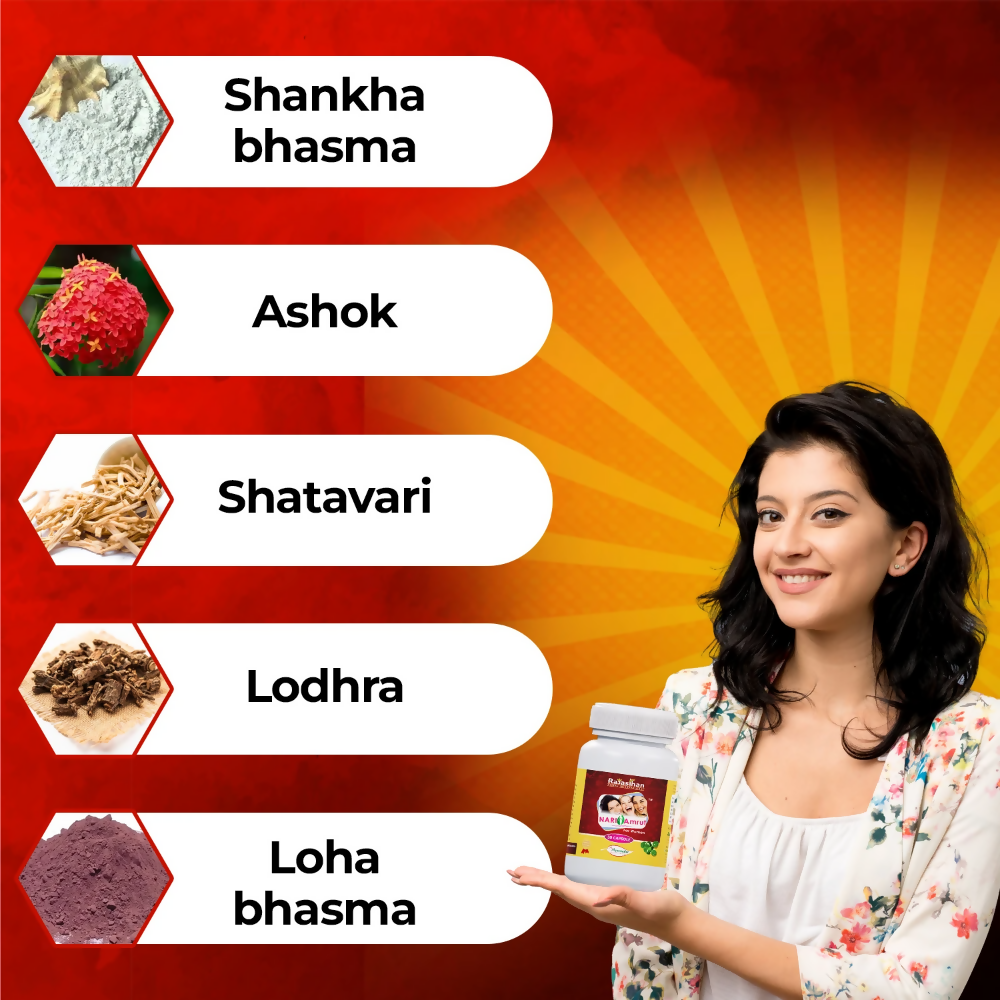 Rajasthan Herbals Nari Amrut Capsules | Swadesiicart