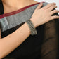 Mominos Fashion Kamal Johar Oxidised Silver-Plated Bracelet - Handcraft