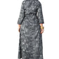 NOZ2TOZ Women's Grey Color Rayon A-Line Kurta (1Pc) - Swadesiicart