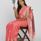 Shree Shyam Fashion Linen Cotton Peach Saree