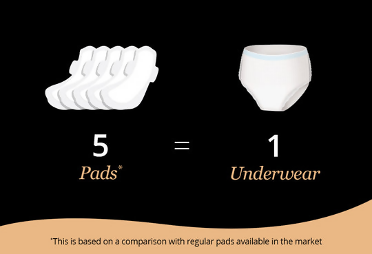 Carmesi Disposable Period Panties | Swadesiicart