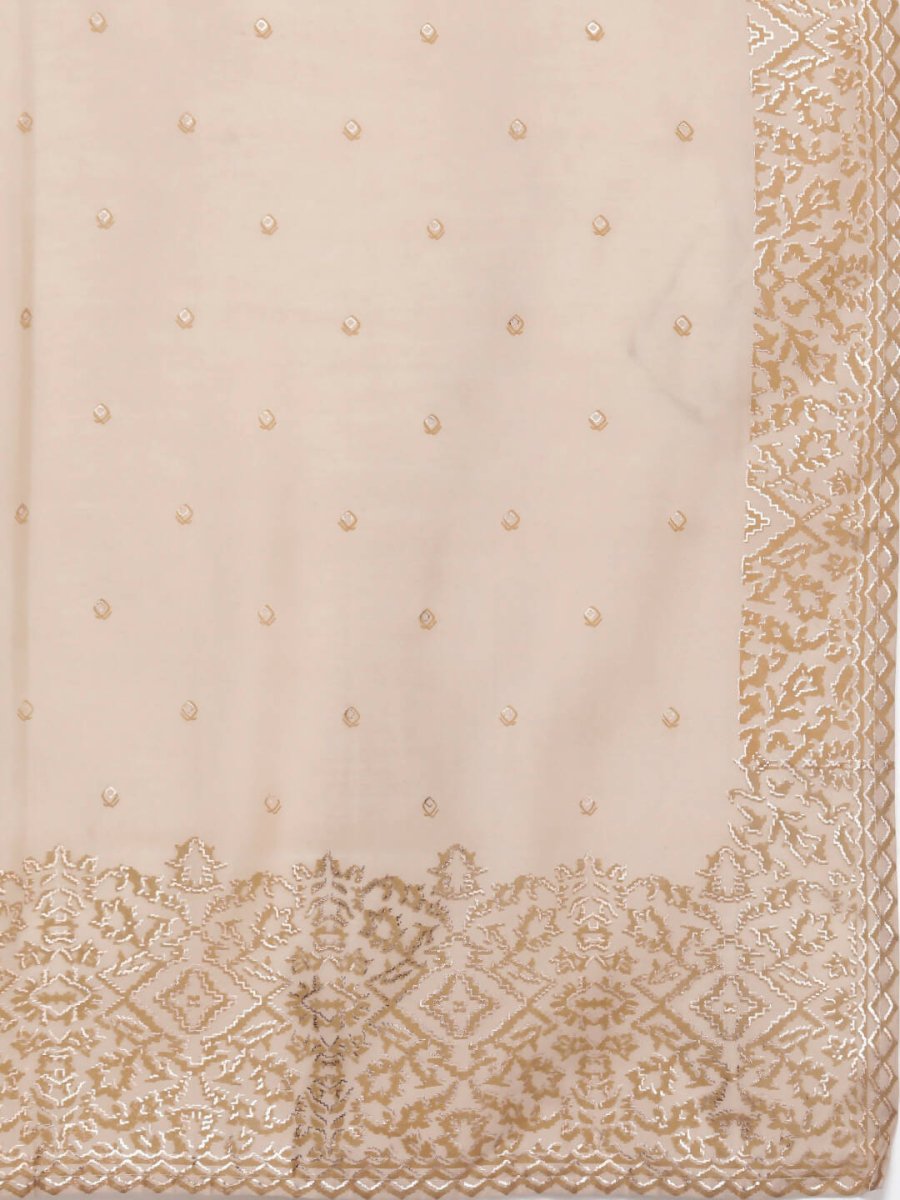 Ahalyaa Women's Traditional wear Kurta Set - Tan | Swadesiicart