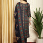 Jyoti Fashion Women's Navy Blue Pashmina Floral Digital Printed Kurta with Trouser & Dupatta | Swadesiicart