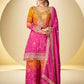 Anaita Pink Chinon Silk Readymade Suit with Sequence Work
