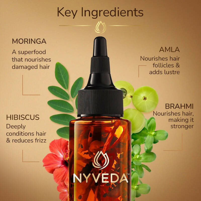 Nyveda Damaged Hair Treatment Oil | Restore My Shine | Swadesiicart