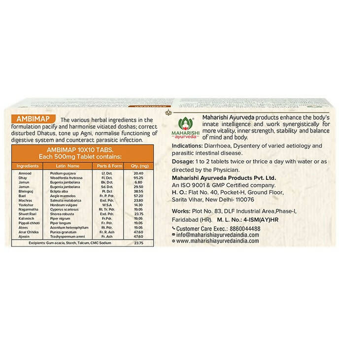 Maharishi Ayurveda Ambimap Tablets - Swadesiicart