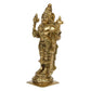 Artvarko Brass Lord Bhagwan Vishnu Narayana With Shankh Chakra Idol - Swadesiicart
