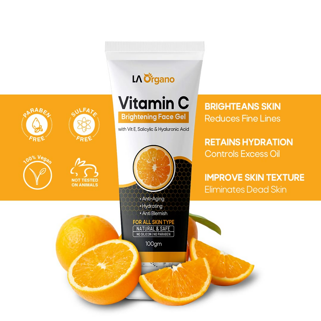 LA Organo Vitamin C Brightening Face Gel | Swadesiicart
