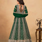 Anaita Green Faux Georgette Stitched Anarkali Suit with Heavy Embroidery Work