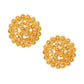 Ruby Raang Golden Necklace with Studs | Swadesiicart