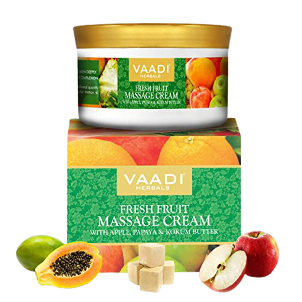 Vaadi Herbals Fresh Fruit Massage Cream - Limited Time Offer - Swadesiicart