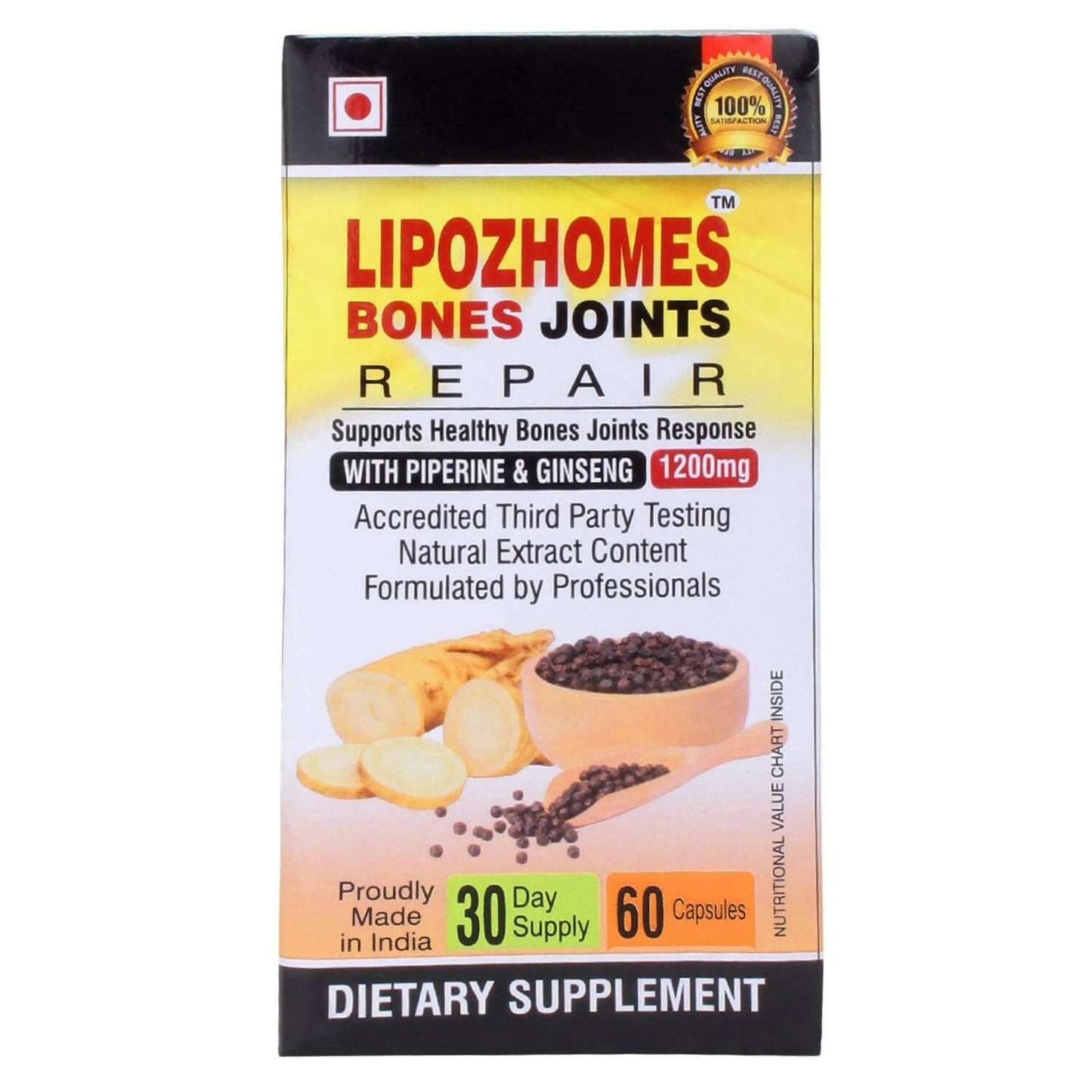 Navchetana Kendra Lipozhomes Bones and Joint Repair Capsules - Swadesiicart