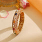 Ruby Raang 22k Gold Polished Multi Kundan Bracelet | Swadesiicart