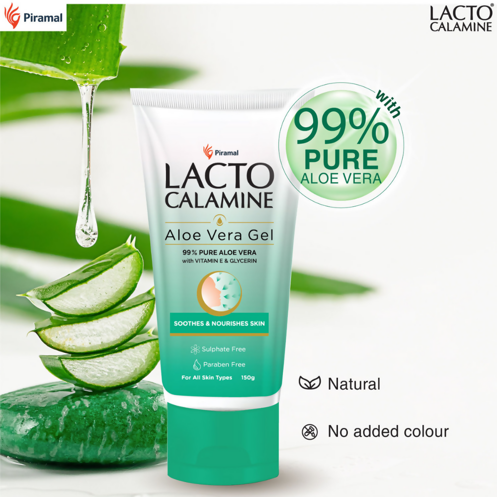 Lacto Calamine Aloe Vera Gel Face Moisturizer - Swadesiicart