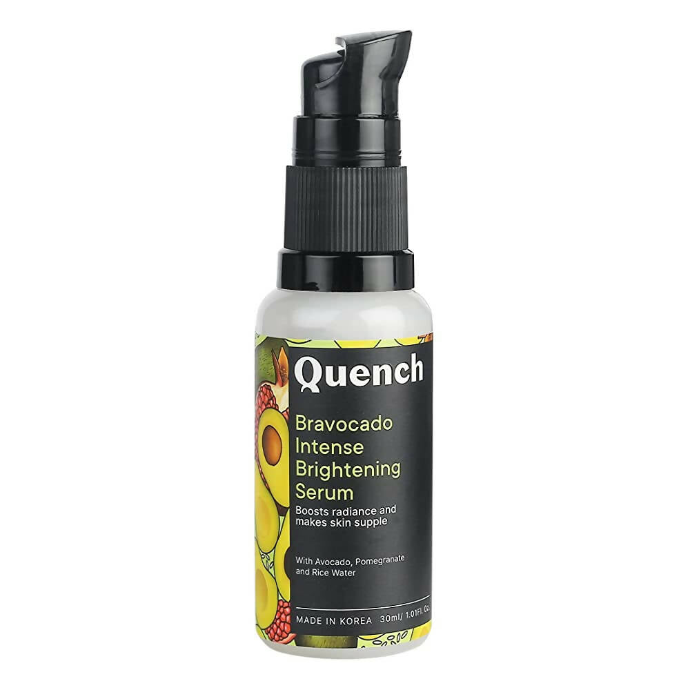 Quench Botanics Bravocado Intense Brightening Korean Serum for Pigmentation and Dark Spots, For All Skin Types - Korean Skincare | Swadesiicart