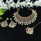 Mominos Fashion Johar Kamal Traditional Rajwadi Design Heavy Golden Necklace Set - Mominos Fashion