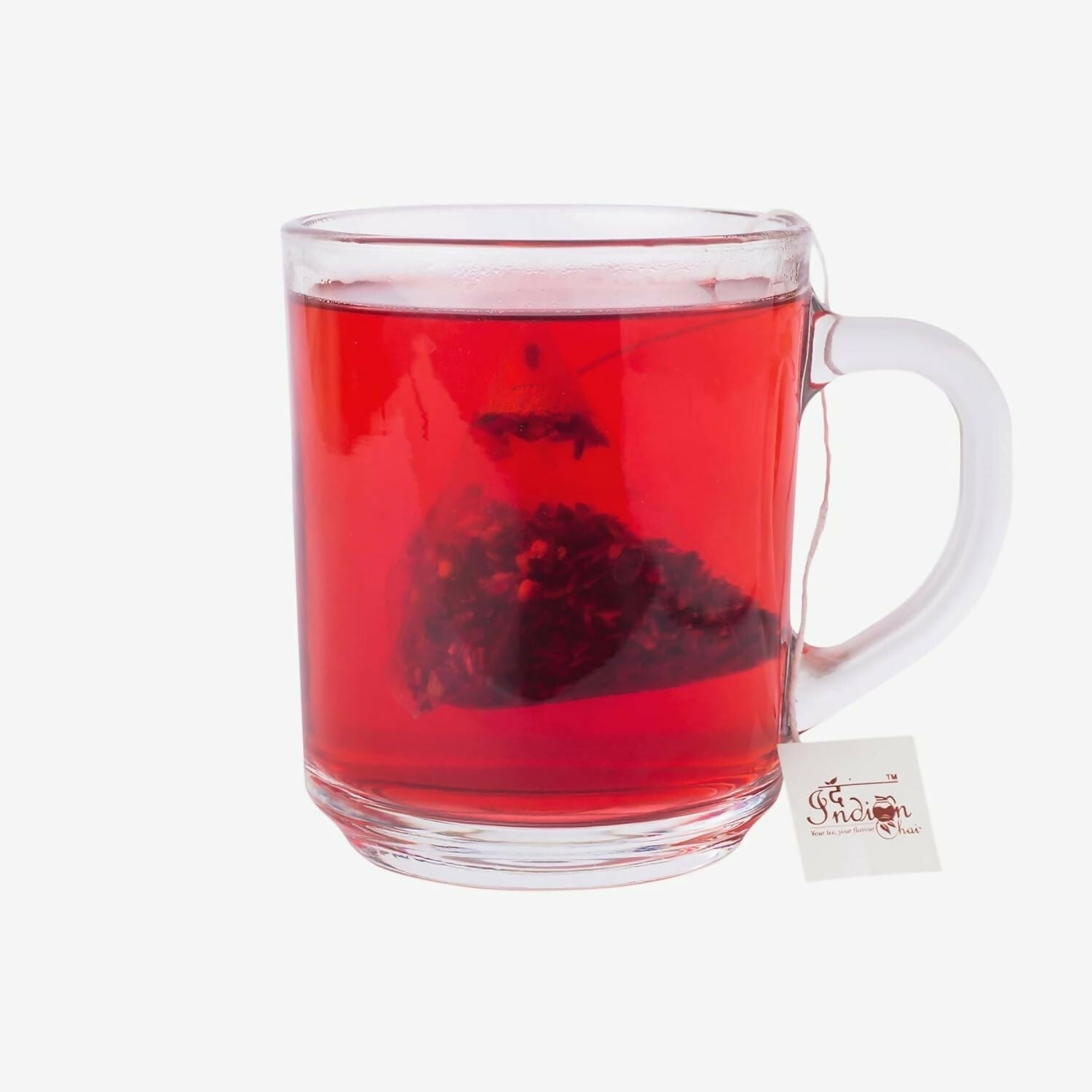 The Indian Chai - Organic Hibiscus Tea 30 Pyramid Tea Bags | Swadesiicart