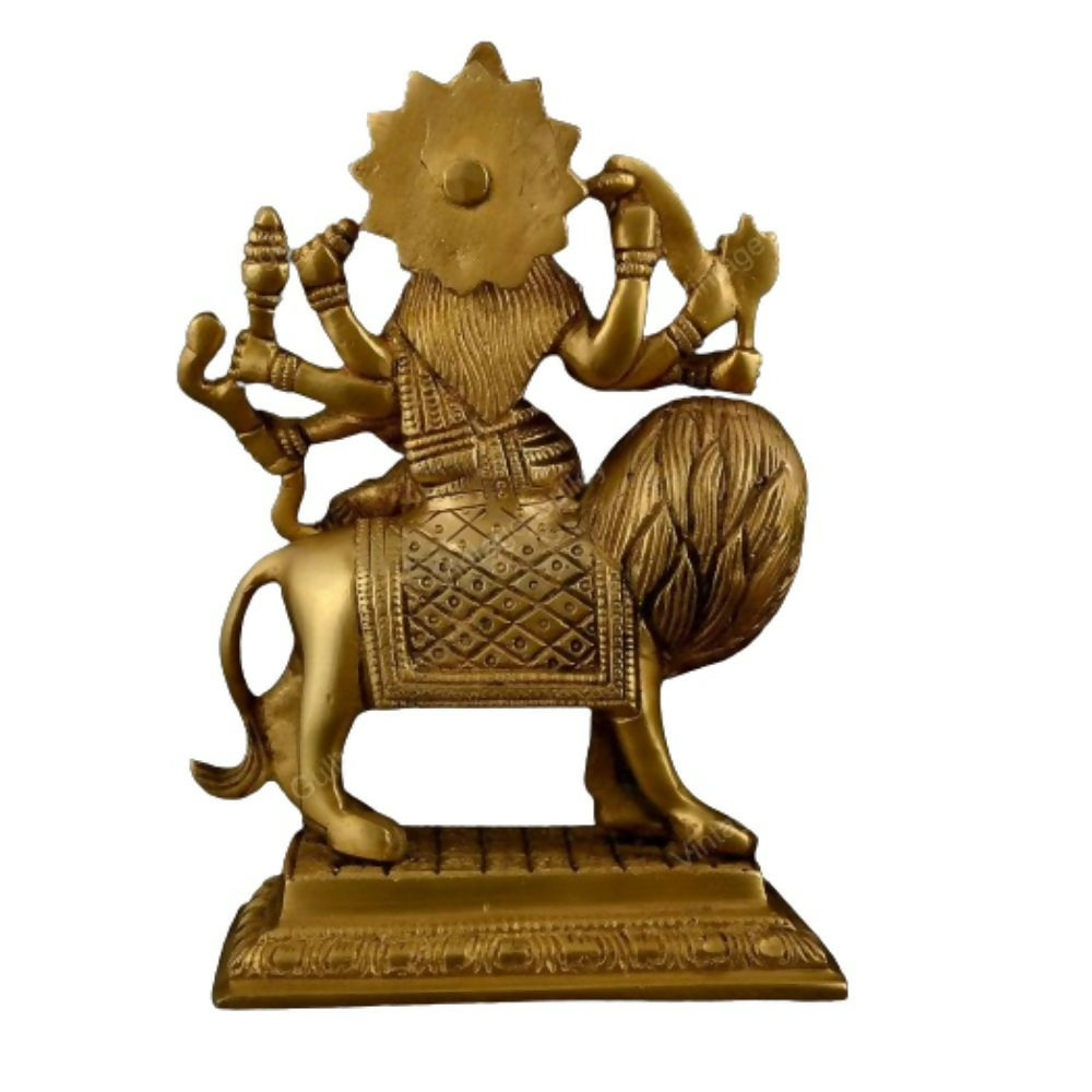 Vintage Gulley Durga Mata Idol - Swadesiicart