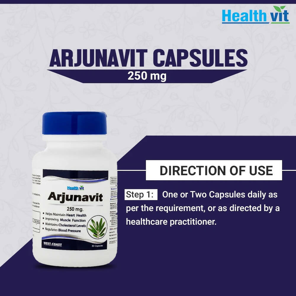 Healthvit Arjunavit Capsules - Swadesiicart