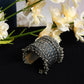 Mominos Fashion Joharkamal Oxidised Silver-Plated Ghungroo Handcraft Bracelet - Design 025 - Swadesiicart