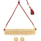 Gold plating jewellery set (Gold) - Ruby Raang - Swadesiicart