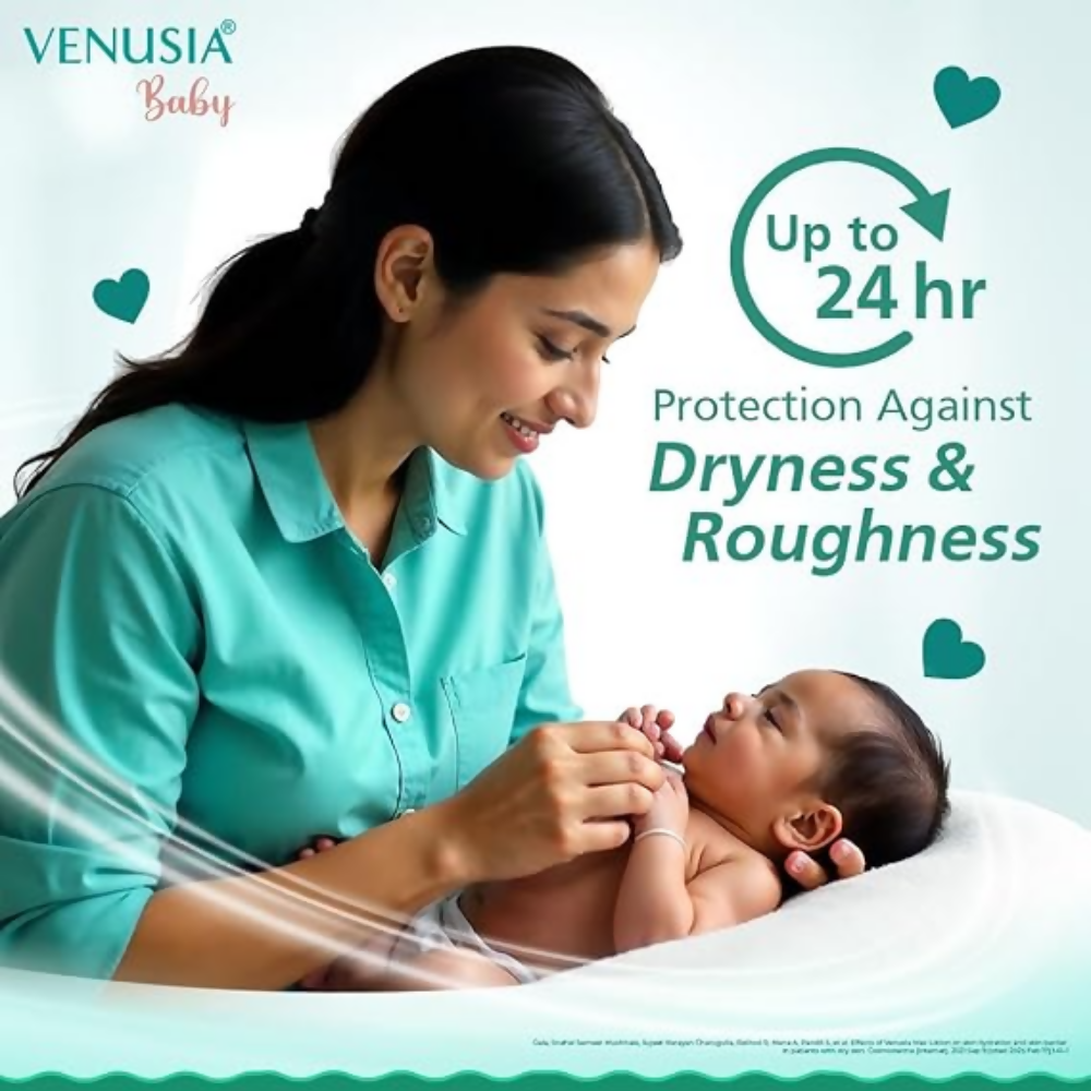 Dr. Reddy's Venusia Baby Intensive Moisturizing Lotion | For Dry & Ultra Dry Skin | Paraben, Sulphate & Phthalate-Free - Swadesiicart