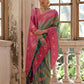 Vishnu Weaves Women's Rama Banarasi Silk Zari Woven Saree with Blouse - Swadesiicart