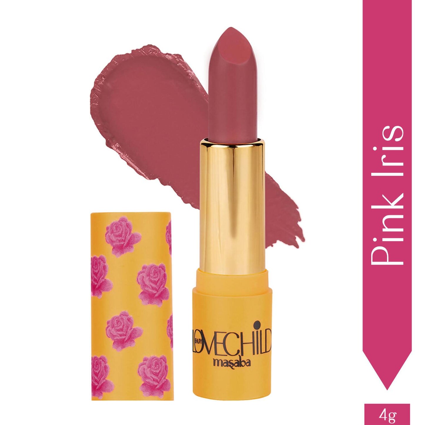 LoveChild By Masaba Gupta Rani Core Luxe Matte Lipstick - Pink Iris | Swadesiicart
