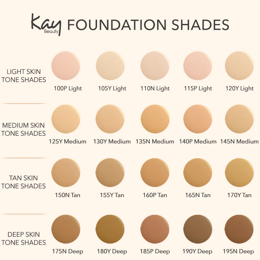 Kay Beauty By Katrina Kaif Hydrating Foundation - 170Y Tan | Swadesiicart