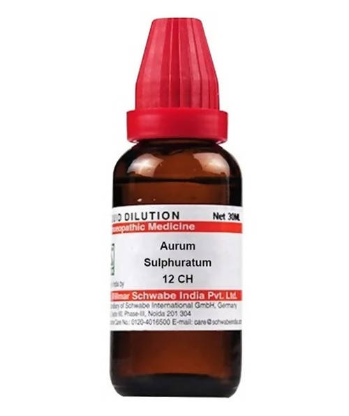 Dr. Willmar Schwabe India Aurum Sulphuratum Dilution | Swadesiicart