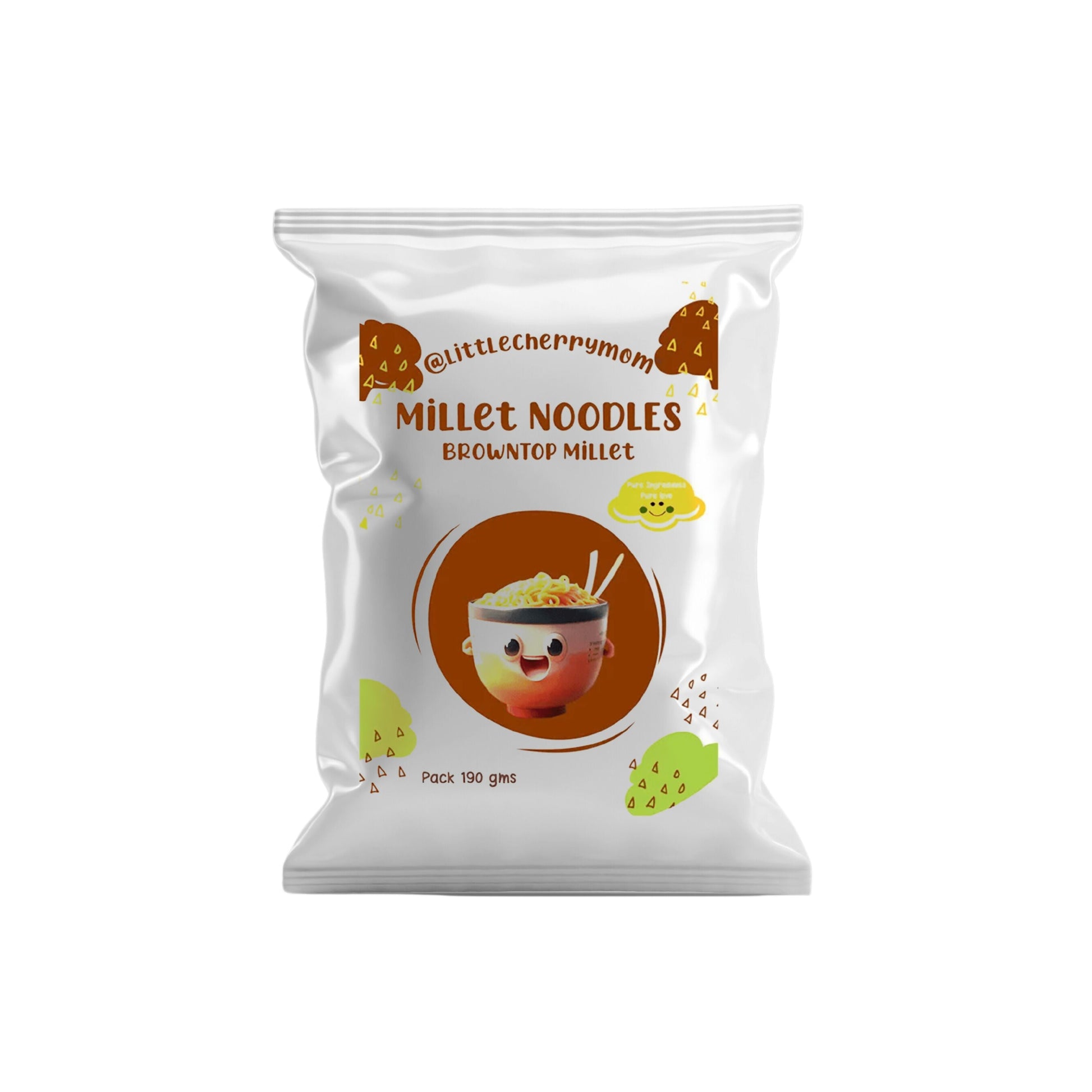 Littlecherrymom Browntop Millet Instant Noodles | Swadesiicart