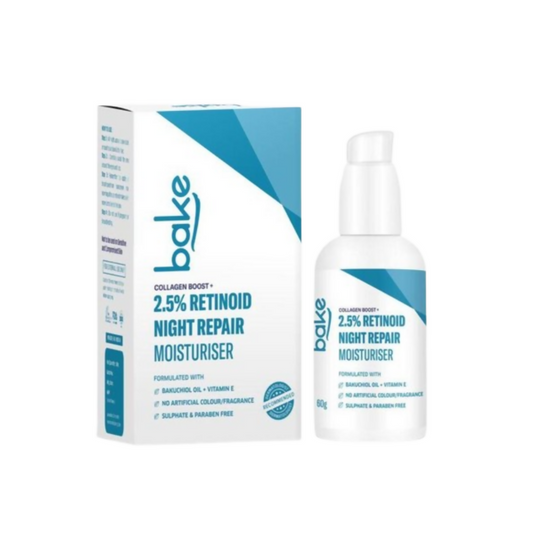 Bake 2.5% Retinol Night Repair moisturiser Cream | Swadesiicart