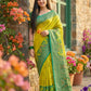 Shree Shyam Fashion Green Pochampally Silk Saree