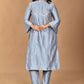 Morchari Women And Hand Embroidery Co-Ord Set-Grey - Swadesiicart