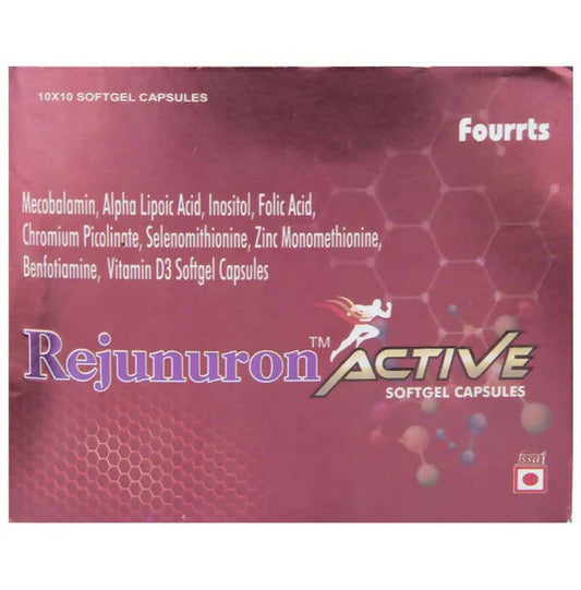 Fourrts Rejunuron Active Softgel Capsules - Swadesiicart