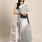 Shree Shyam Fashion Linen Grey Saree