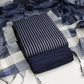 Blue Cotton Jacquard Woven Unstitched Dress Material - Amara