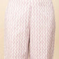 FIORRA Women's White Cotton A-Line Kurta Pant With Dupatta - Swadesiicart