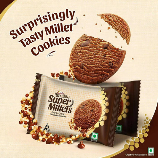 Sunfeast Farmlite Super Millets Chocochip Cookies - Swadesiicart