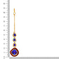 Ruby Raang Blue Meenakari Kundan Maang Tikka | Swadesiicart