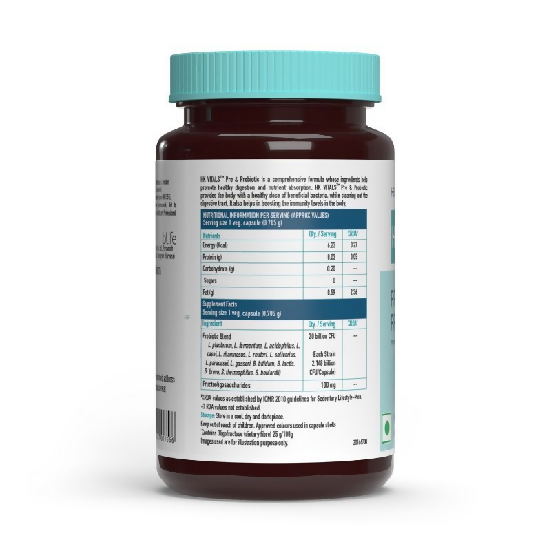 HK Vitals Pre and Probiotics Capsules - Swadesiicart