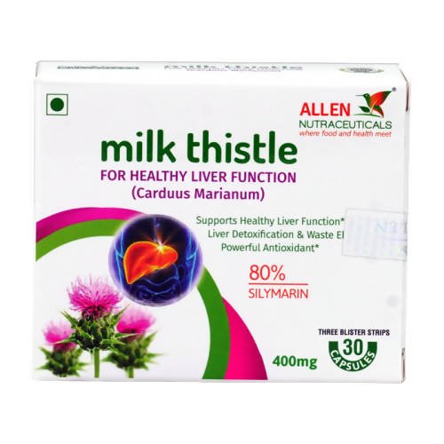 Allen Homeopathy Milk Thistle Capsules | Swadesiicart