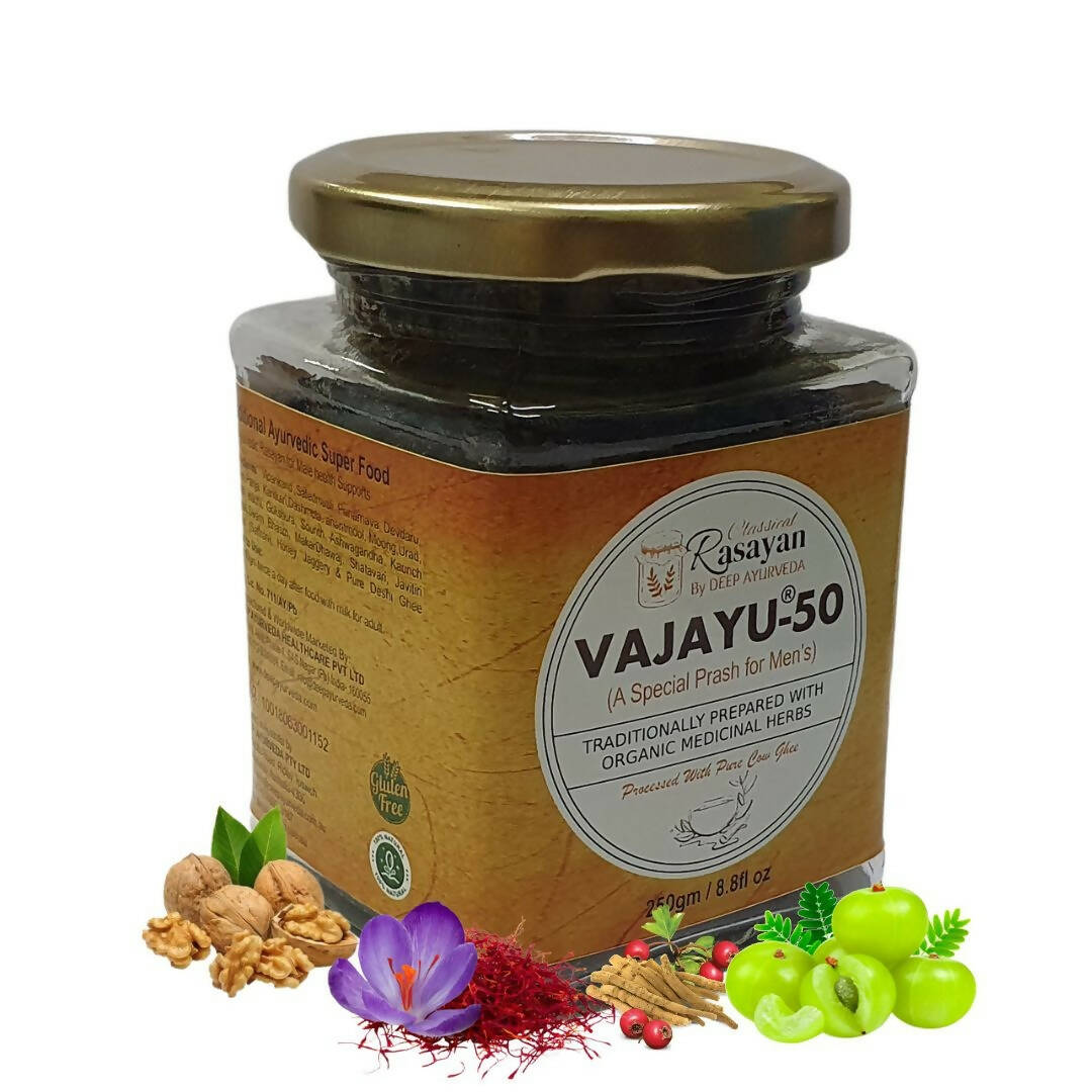 Deep Ayurveda Vajayu 50 Prash For Men's Health | Swadesiicart