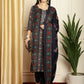 Jyoti Fashion Women's Navy Blue Pashmina Floral Digital Printed Kurta with Trouser & Dupatta | Swadesiicart